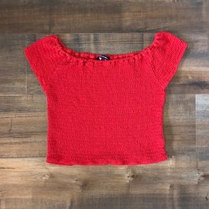 Brandy Scrunch Crop Top